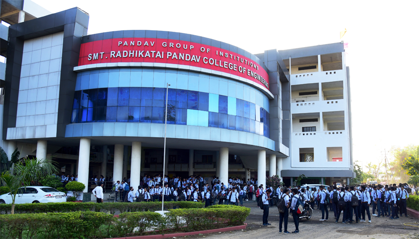 Modern polytechnic college campus building